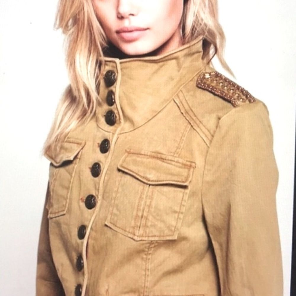 𝅺Free People Shrunken Officer Jacket - Picture 7 of 15